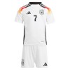 Original Trikotsatz Deutschland Kai Havertz 7 Heimtrikot EURO 2024 Für Kinder